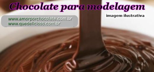 Chocolate para modelagem